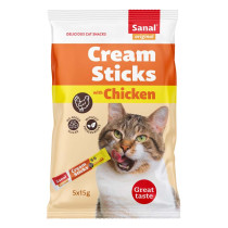 Sanal snack kat cream sticks 75 gram